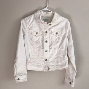 Old Navy - White Denim Jacket